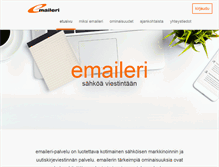 Tablet Screenshot of emaileri.fi